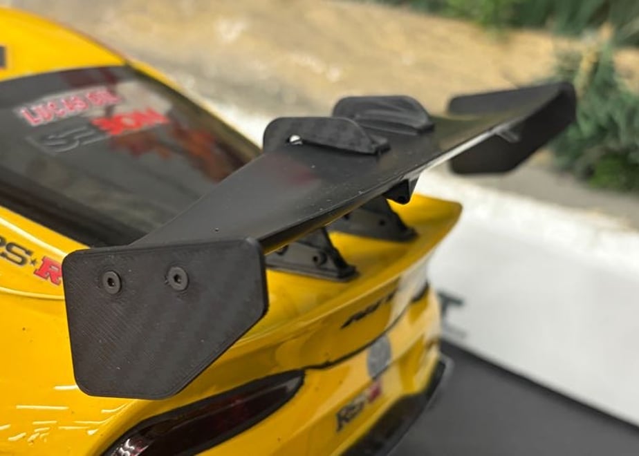 〖XRC〗汎用 GTウィング用 翼端板〖カーボンスタイル〗