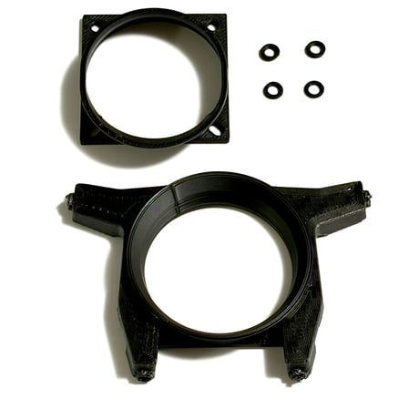 アディクション RX-01 40mmファンマウント用シュラウド バンパー対応・非対応共通 モーター冷却 XRC ADDICTION