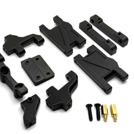 ReveD RDX ボルトオンフルセット　【グラファイト】 ナローキット フロント片側15mm／リア片側16mm ミニコンバ仕様