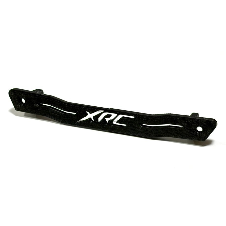 【XRC】アディクション ADDICTION RX-01 フロントボディマウントポスト 幅94mm カーボン調 XRCロゴ入り