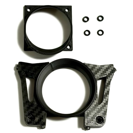 アディクション RX-01 40mmファンマウント用シュラウド バンパー対応・非対応共通 モーター冷却 XRC ADDICTION