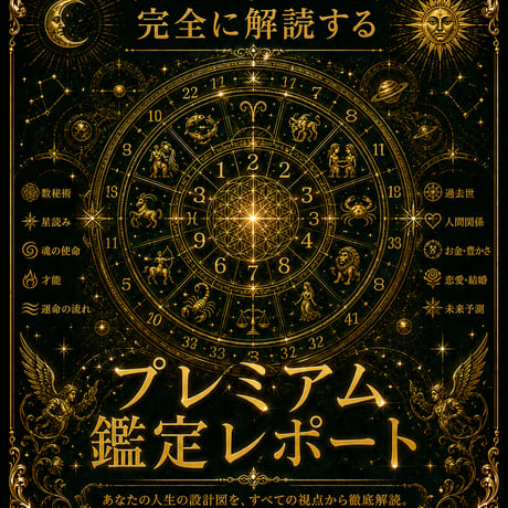 人生の全地図 完全鑑定書 ～生年月日に刻まれた魂の設計図を全解読～