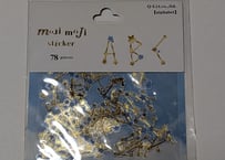 Alphabet piece sticker 78piece