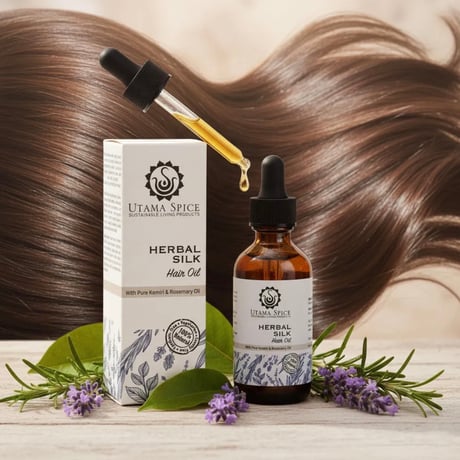 ウタマスパイス　ヘアオイル　ハーバルシルク60ml