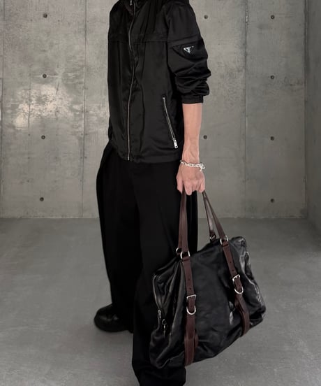 PRADA レザーボストンバッグ