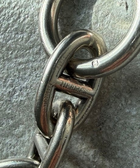 HERMES Chaine d'Ancre Bracelet GM12