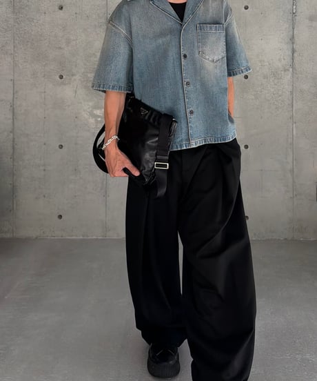 PRADA デニムボーリングシャツ
