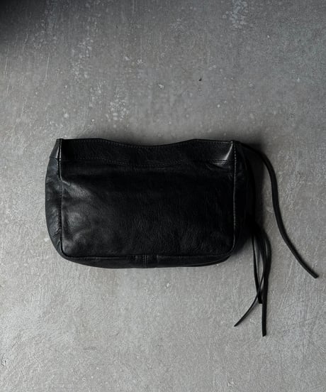 BALENCIAGA クラッチバッグ ブラック レザー