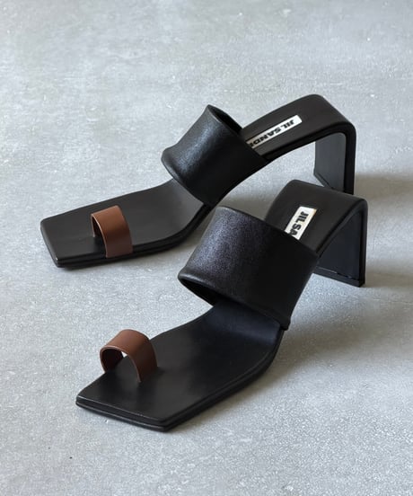 JIL SANDER レザーミュールサンダル