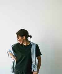 simple comfortable Tee　Black