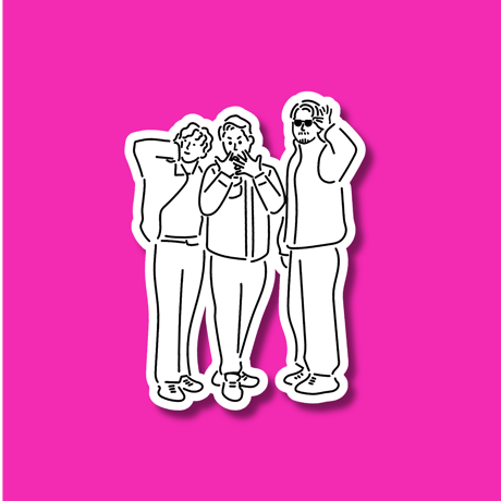 【ステッカーセット】#NE1PO 4pcs STICKER SET