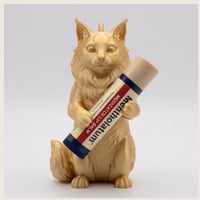 ノルウェージャンフォレストキャットのリップケース 3Dプリント シルクゴールド