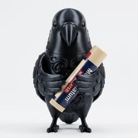 コザクラインコのリップケース 3Dプリント シルクブラック キーホルダー