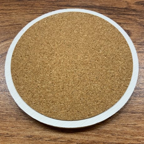 インコ（ダルマインコ）の紋章コースター 4枚セット アンティーク調（珪藻土配合）