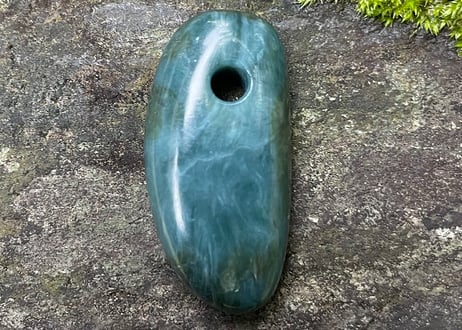 糸魚川ネフライト　縄文大珠　36mm / Itoigawa Nephrite TAISHU