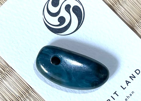 糸魚川ネフライト　縄文大珠　36mm / Itoigawa Nephrite TAISHU