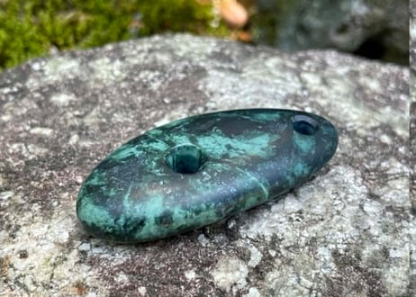 糸魚川ネフライト　縄文大珠　57mm / Itoigawa Nephrite TAISHU