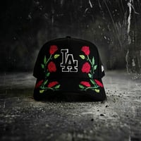 USA買付　NEW ERA Los Angeles Dodgers Rose Embroidery 9FORTY A-Frame Adjustable Cap　 NE-49