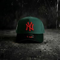 USA買付　NEW ERA 9FORTY A-Frame New York Yankees 1999 World Series Green Cap  NE-38