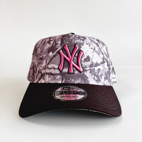 USA買付 New York  Yankees Realtree Camo Brown Visor 9FORTY A-Frame Adjustable Cap　 NE-32