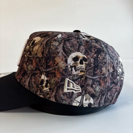 USA買付　New York Yankees 'Camo Skulls' 9FORTY A-Frame Snapback　　NE-03