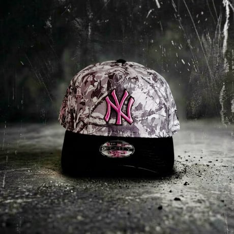 USA買付 NEW ERA New York Yankees Realtree Camo Brown Visor 9FORTY A-Frame Adjustable Cap　 NE-32