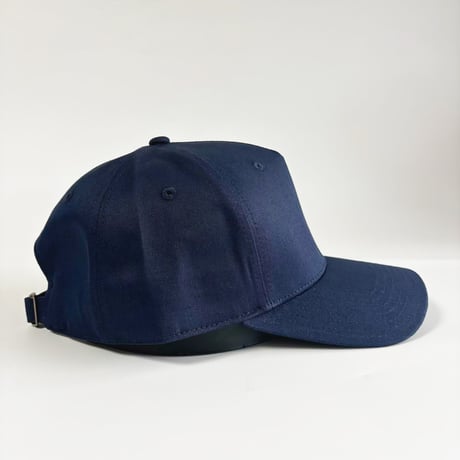 GLORY Metal Plate Curved Visor Cap – Navy   G-08