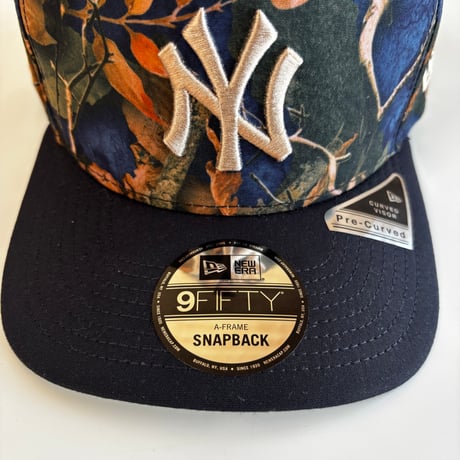 USA買付  NEW ERA NEW YORK YANKEES WOODLAND CAMO CURVED VISOR SNAPBACK CAP  　 NE-08