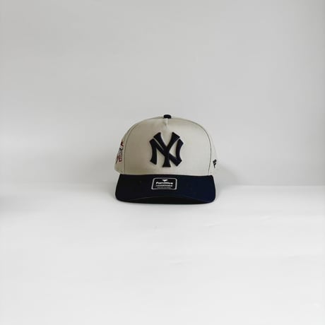 USA買付   Fanatics × Cooperstown Collection New NY Heritage Two Tone Snapback CAP IVORY × NAVY　 US-04