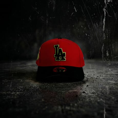 USA買付 NEW ERA 9FORTY A-Frame Los Angeles Dodgers  Orange / Black Cap　NE-43