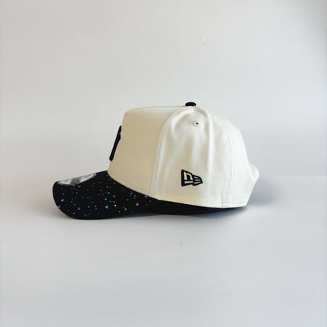USA買付  NEW ERA NEW YORK YANKEES PAINT SPLASH NAVY VISOR 9FORTY A-FRAME CAP  　 NE-10