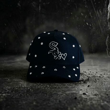 USA買付　 NEW ERA Chicago White Sox Crystal Heart Edition Black 9FORTY A-Frame 　NE-04