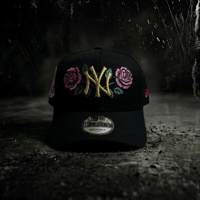 USA買付  NEW ERA 9FORTY "Rose" Yankees Cooperstown Cap NAVY  NE-23