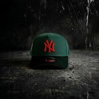 USA買付　NEW ERA 9FORTY A-Frame New York Yankees 1999 World Series Green Cap  NE-38