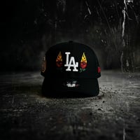 USA買付 Los Angeles Dodgers Flaming Rose 9FORTY A-Frame Japanese Lantern Side Patch 　　 NE-35