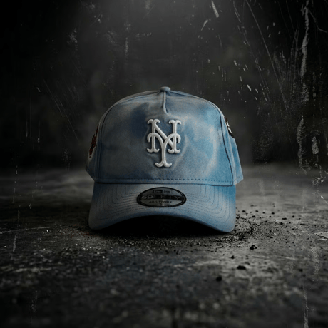 NEW ERA 9FORTY A-Frame New York Mets Love Patch Light Blue Cap  NE-37