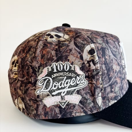USA買付　Los Angeles Dodgers 'Camo Skulls' 9FORTY A-Frame Snapback　　NE-02
