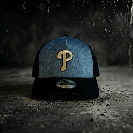 USA買付    NEW ERA PHILADELPHIA PHILLIES WASHED DENIM MESH 9FORTY A-FRAME CAP　 NE-14