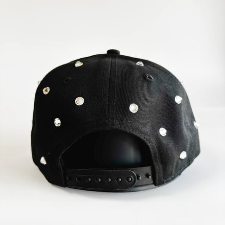 USA買付 NEW ERA 9FORTY A-Frame Los Angeles Dodgers Heart Rhinestone Black Cap　 NE-34