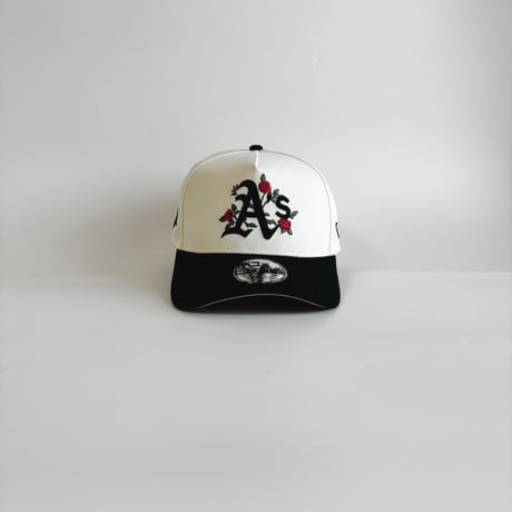 USA買付 NEW ERA OAKLAND ATHLETICS ROSE GARDEN WORLD SERIES 9FORTY A-FRAME CAP   　 NE-19