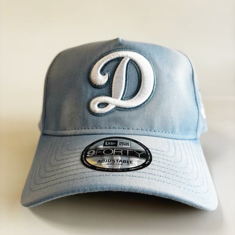 USA買付 NEW ERA 9FORTY A-Frame Los Angeles Dodgers Love Patch Light Blue Cap　　 NE-36