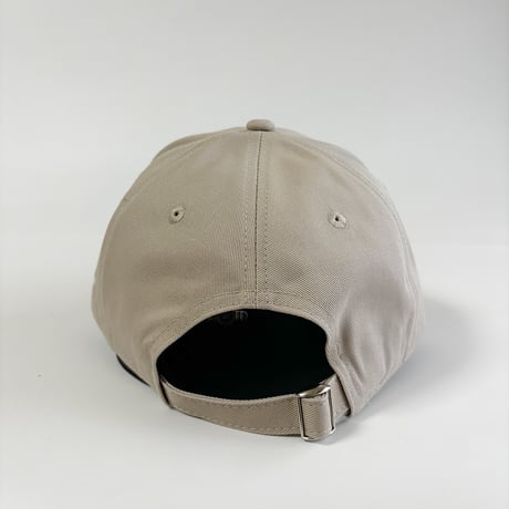 GLORY Metal Plate Curved Visor Cap – Beige   G-09