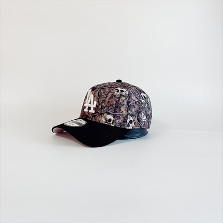 USA買付　Los Angeles Dodgers 'Camo Skulls' 9FORTY A-Frame Snapback　　NE-02