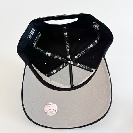 USA買付   NEW ERA NEW YORK YANKEES THUNDER STRIKE LOGO 9FORTY A-FRAME CAP BLACK 　 NE-11