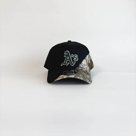 USA買付   NEW ERA OAKLAND ATHLETICS REALTREE CAMO 9FORTY A-FRAME CAP 　 NE-09