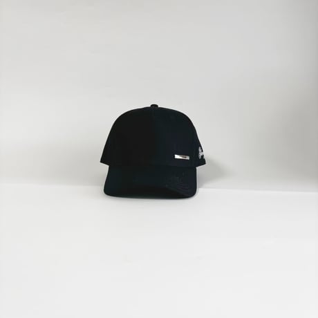 GLORY Metal Plate Curved Visor Cap – Black   G-07
