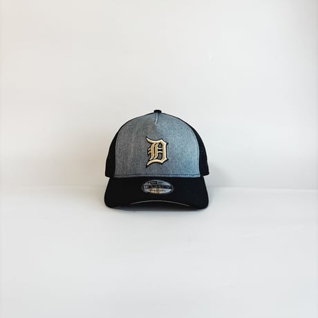 USA買付   NEW ERA DETROIT TIGERS VINTAGE WASHED DENIM MESH 9FORTY A-FRAME CAP 　 NE-13