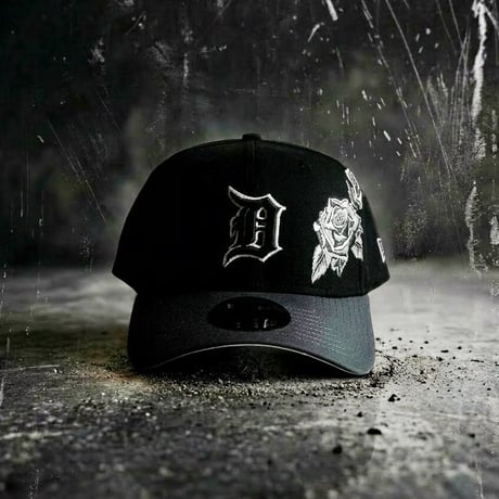 USA買付 Detroit Tigers9FORTY A-Frame Adjustable Cap Black/Grey 　 NE-30