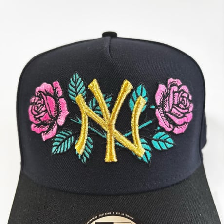 USA買付  NEW ERA 9FORTY "Rose" Yankees Cooperstown Cap NAVY  NE-23