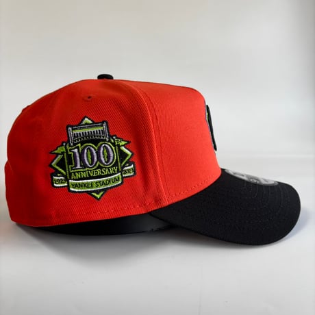USA買付 NEW ERA 9FORTY A-Frame New York Yankees  Orange / Black CapNE-4４